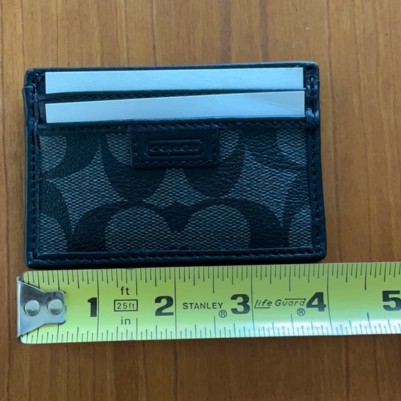 Coach Card Holder - Black - Picture 3 of 3